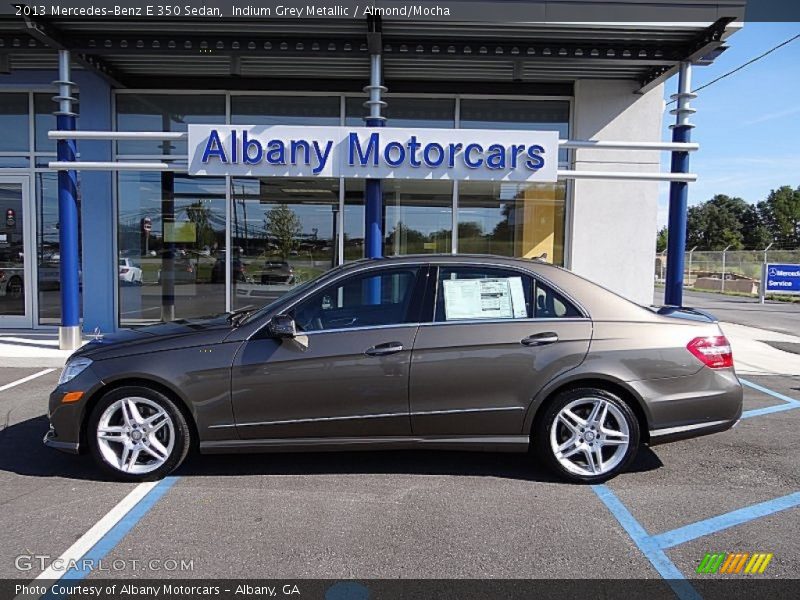 Indium Grey Metallic / Almond/Mocha 2013 Mercedes-Benz E 350 Sedan