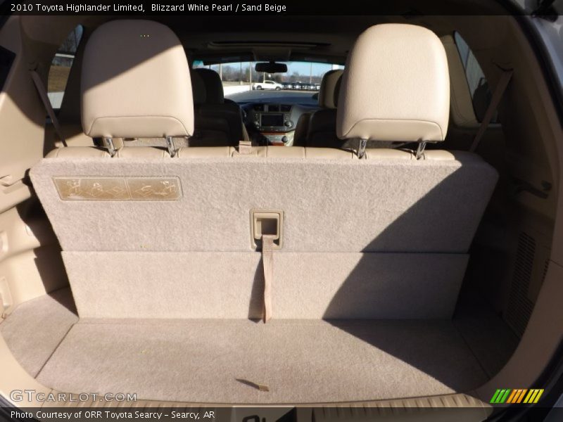 Blizzard White Pearl / Sand Beige 2010 Toyota Highlander Limited