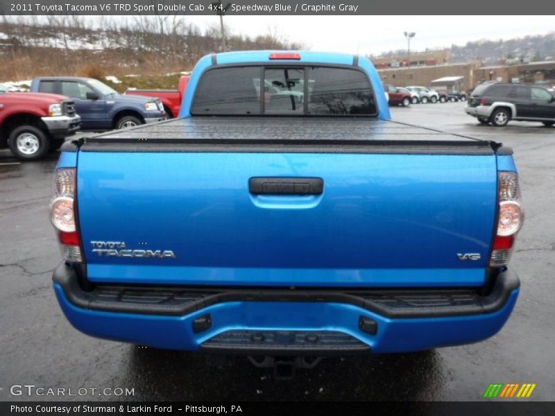 Speedway Blue / Graphite Gray 2011 Toyota Tacoma V6 TRD Sport Double Cab 4x4
