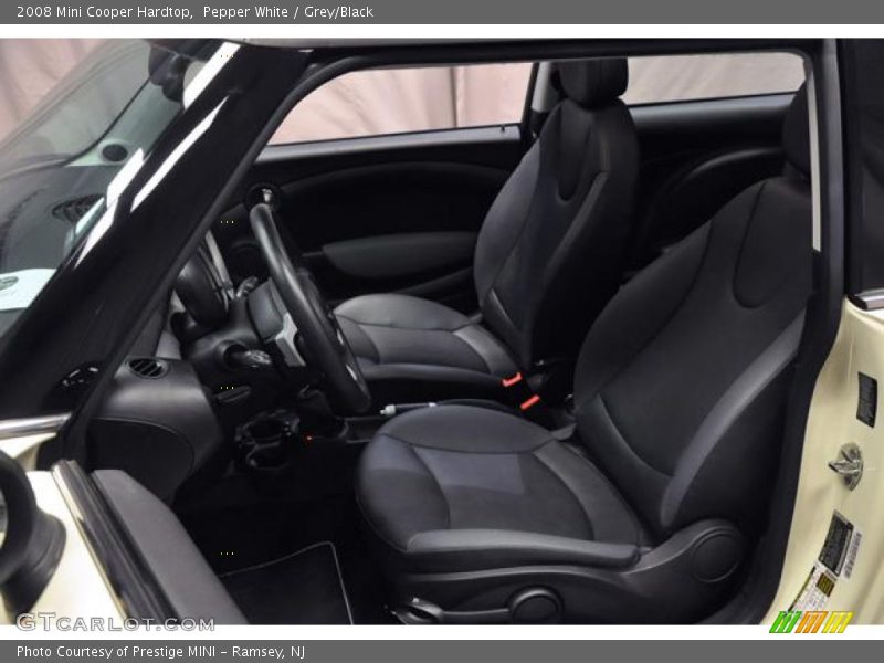 Pepper White / Grey/Black 2008 Mini Cooper Hardtop