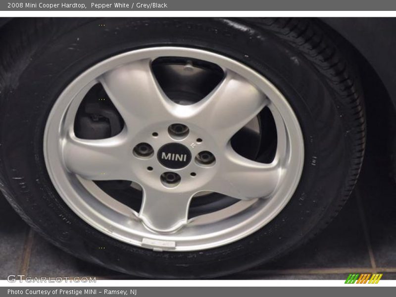 Pepper White / Grey/Black 2008 Mini Cooper Hardtop