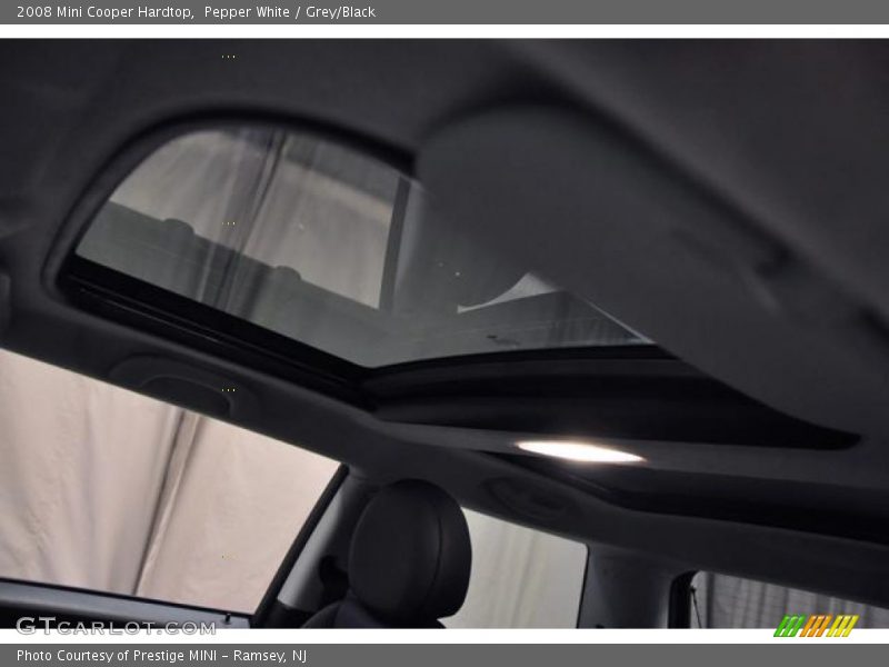 Pepper White / Grey/Black 2008 Mini Cooper Hardtop