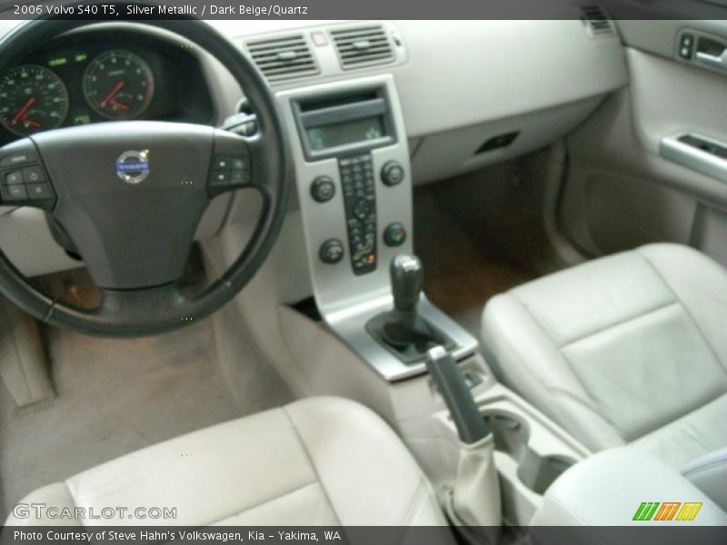 Silver Metallic / Dark Beige/Quartz 2006 Volvo S40 T5