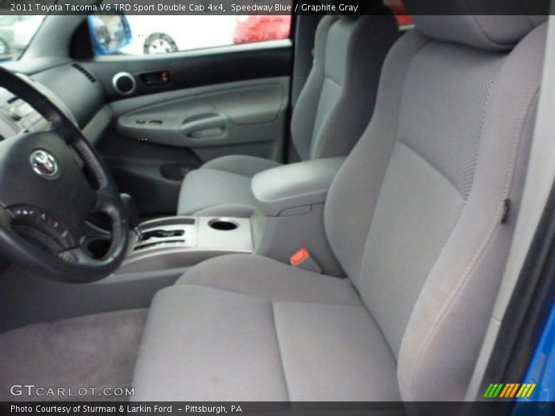 Speedway Blue / Graphite Gray 2011 Toyota Tacoma V6 TRD Sport Double Cab 4x4