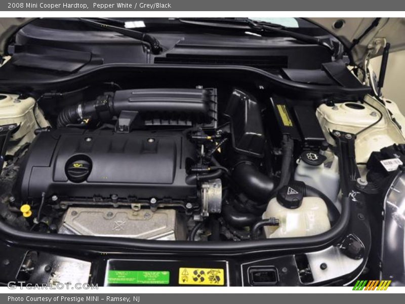 Pepper White / Grey/Black 2008 Mini Cooper Hardtop