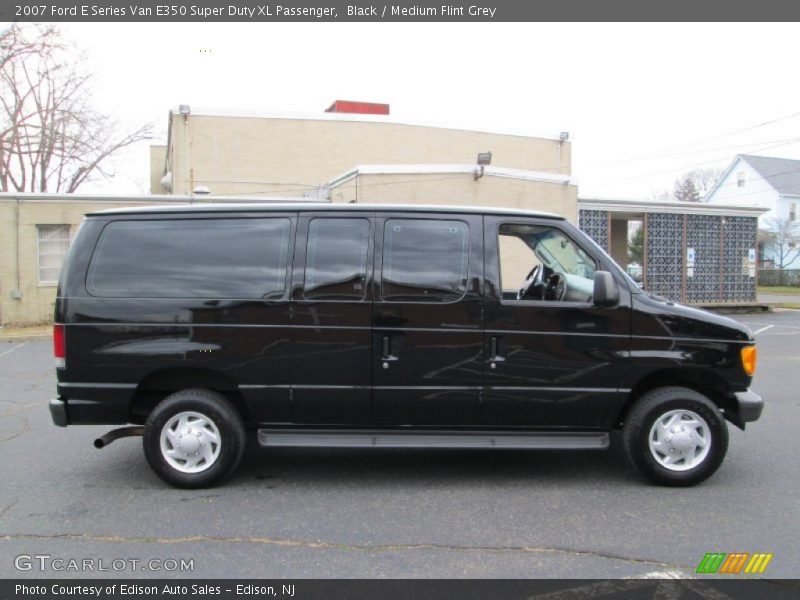 Black / Medium Flint Grey 2007 Ford E Series Van E350 Super Duty XL Passenger