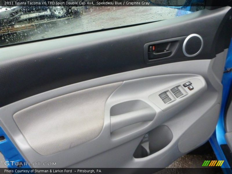 Speedway Blue / Graphite Gray 2011 Toyota Tacoma V6 TRD Sport Double Cab 4x4
