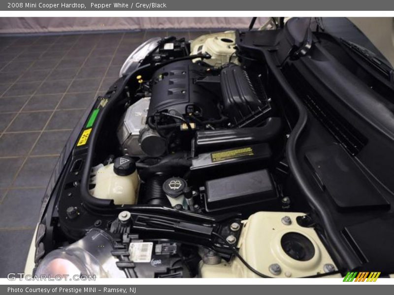 Pepper White / Grey/Black 2008 Mini Cooper Hardtop