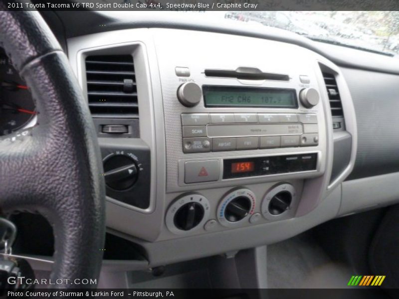 Speedway Blue / Graphite Gray 2011 Toyota Tacoma V6 TRD Sport Double Cab 4x4