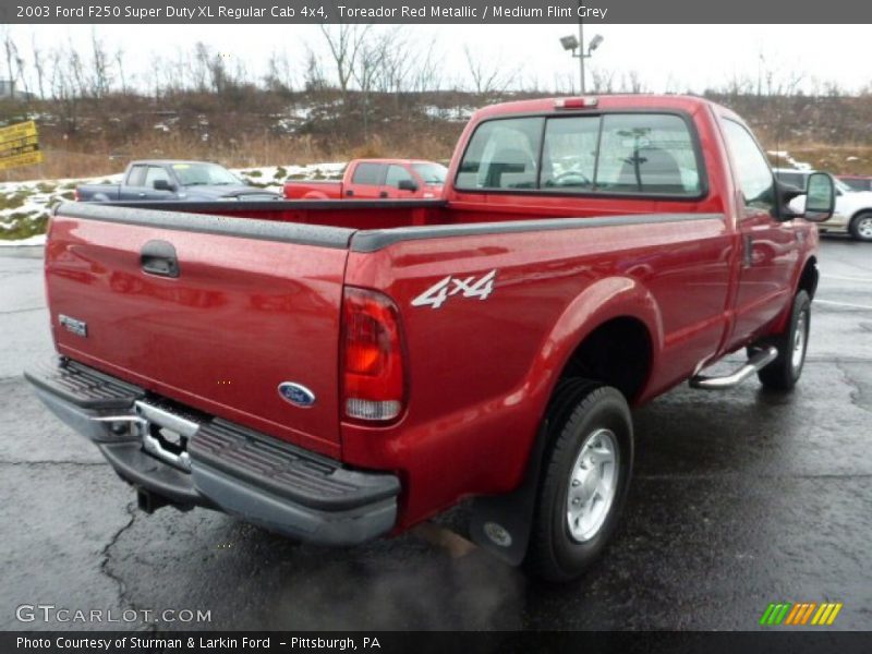 Toreador Red Metallic / Medium Flint Grey 2003 Ford F250 Super Duty XL Regular Cab 4x4