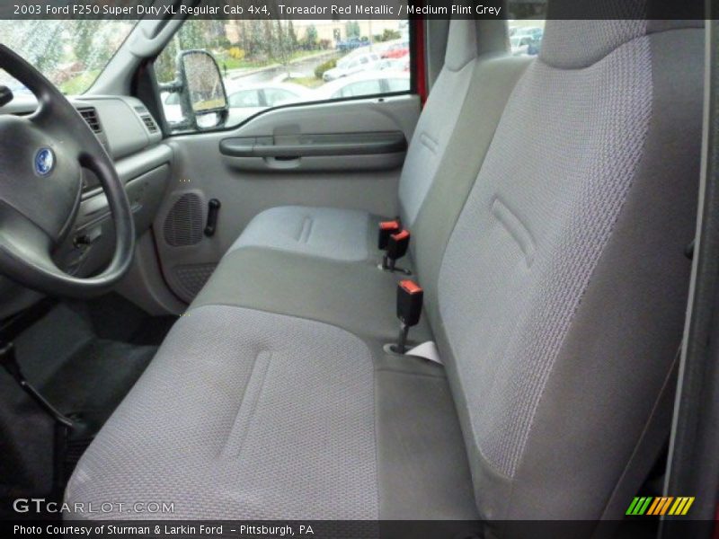 Toreador Red Metallic / Medium Flint Grey 2003 Ford F250 Super Duty XL Regular Cab 4x4