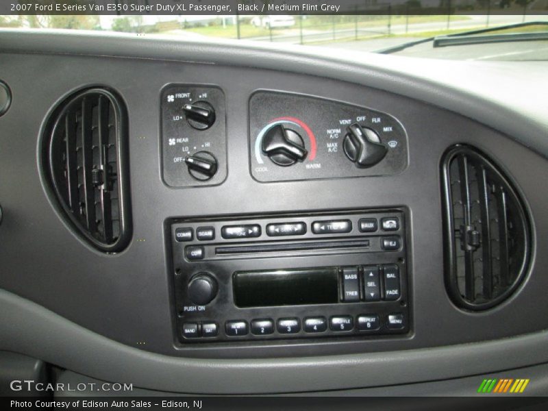 Black / Medium Flint Grey 2007 Ford E Series Van E350 Super Duty XL Passenger