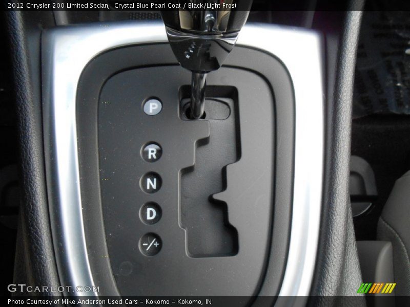 Crystal Blue Pearl Coat / Black/Light Frost 2012 Chrysler 200 Limited Sedan