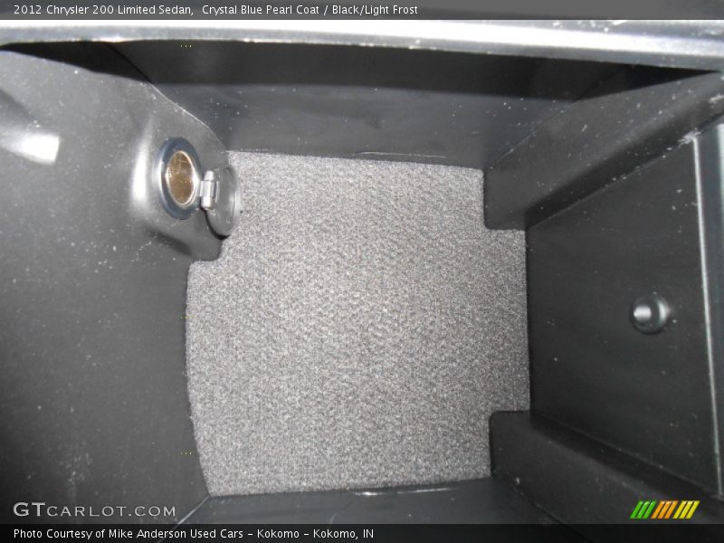 Crystal Blue Pearl Coat / Black/Light Frost 2012 Chrysler 200 Limited Sedan