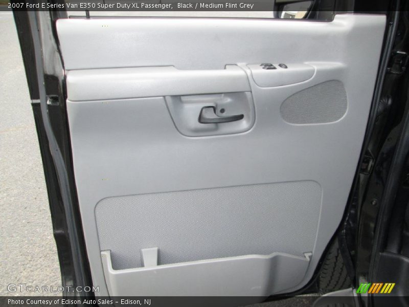 Black / Medium Flint Grey 2007 Ford E Series Van E350 Super Duty XL Passenger