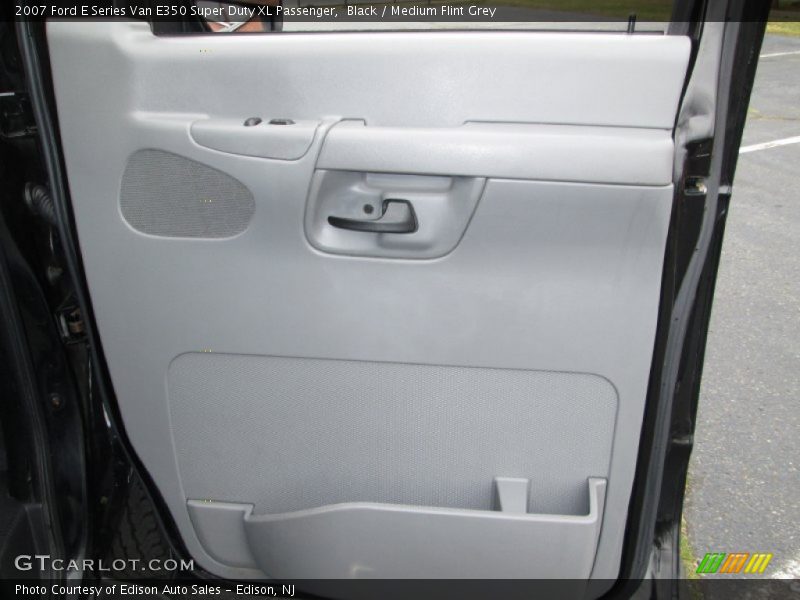 Black / Medium Flint Grey 2007 Ford E Series Van E350 Super Duty XL Passenger