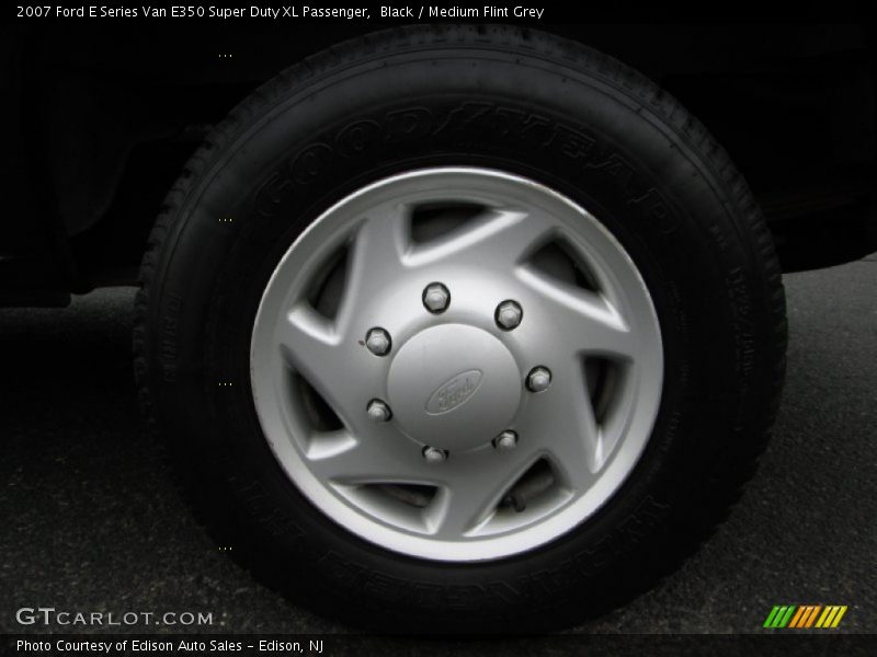 Black / Medium Flint Grey 2007 Ford E Series Van E350 Super Duty XL Passenger
