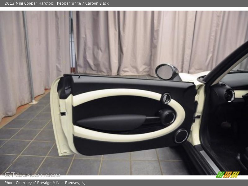 Pepper White / Carbon Black 2013 Mini Cooper Hardtop