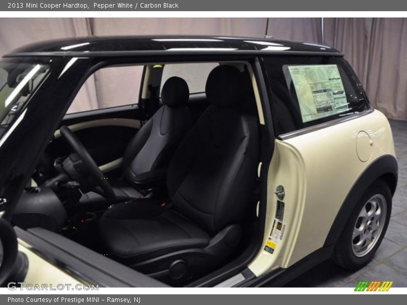 Pepper White / Carbon Black 2013 Mini Cooper Hardtop