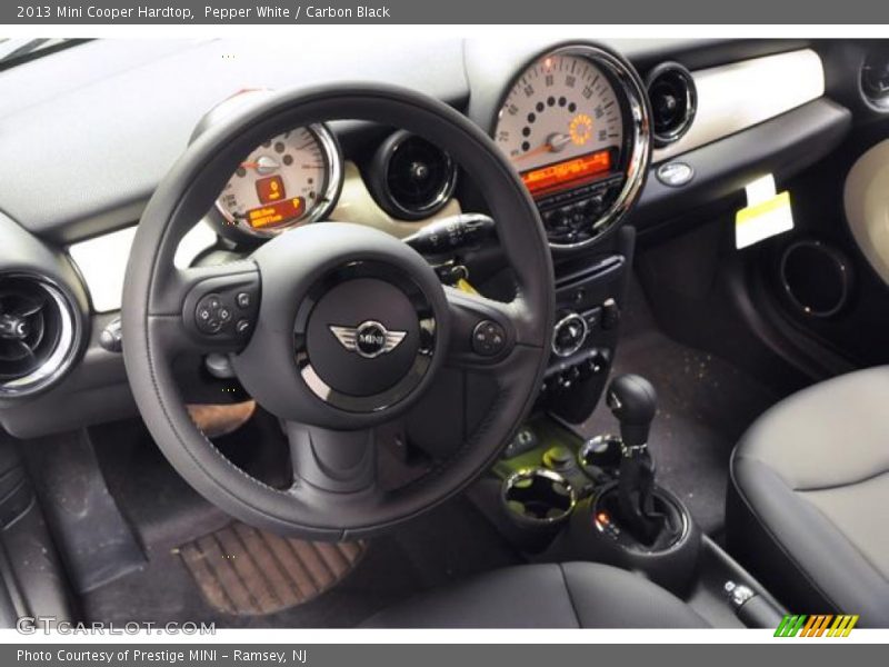 Pepper White / Carbon Black 2013 Mini Cooper Hardtop