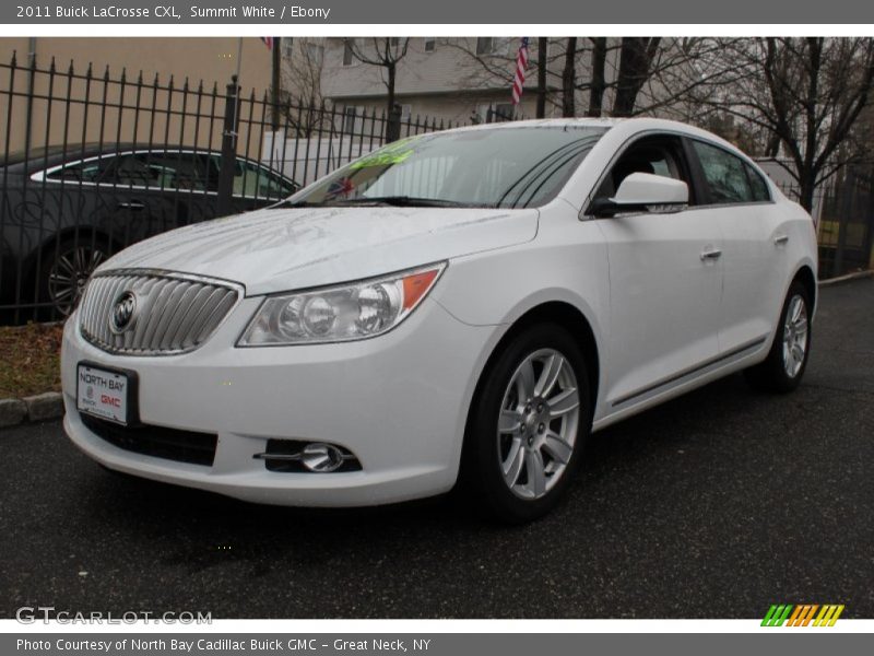 Summit White / Ebony 2011 Buick LaCrosse CXL