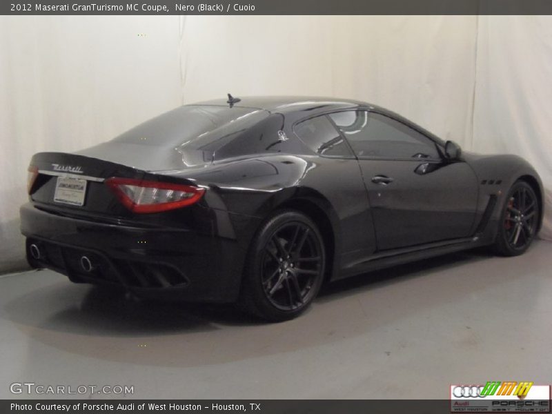 Nero (Black) / Cuoio 2012 Maserati GranTurismo MC Coupe