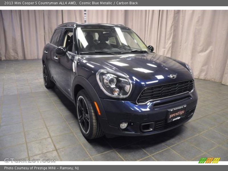 Cosmic Blue Metallic / Carbon Black 2013 Mini Cooper S Countryman ALL4 AWD