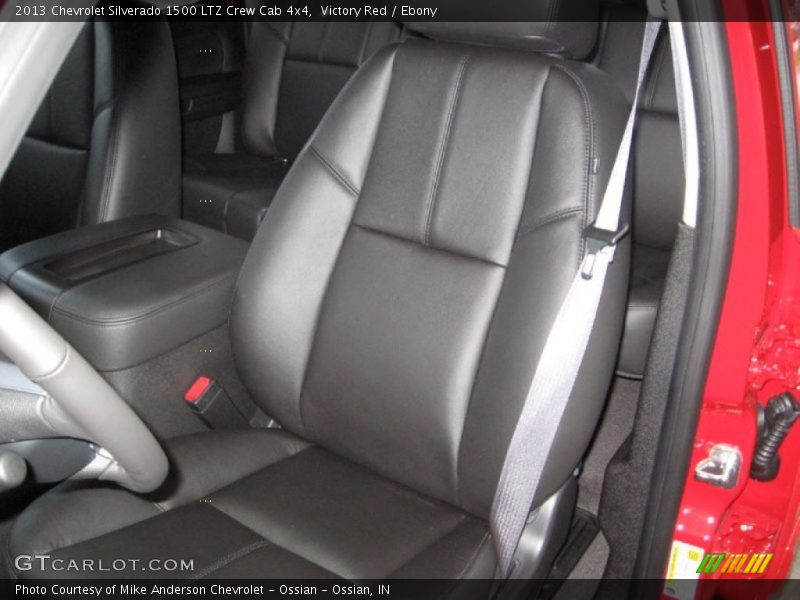 Front Seat of 2013 Silverado 1500 LTZ Crew Cab 4x4