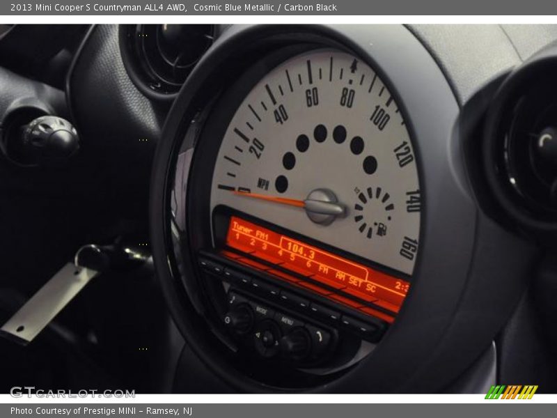 Cosmic Blue Metallic / Carbon Black 2013 Mini Cooper S Countryman ALL4 AWD