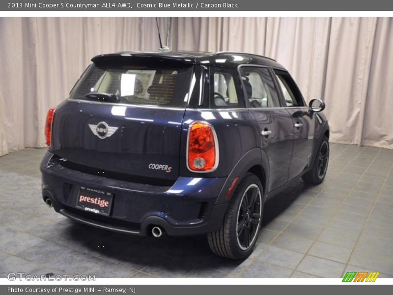 Cosmic Blue Metallic / Carbon Black 2013 Mini Cooper S Countryman ALL4 AWD