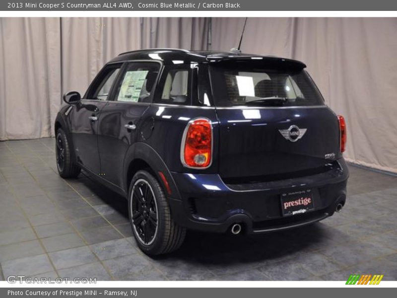 Cosmic Blue Metallic / Carbon Black 2013 Mini Cooper S Countryman ALL4 AWD