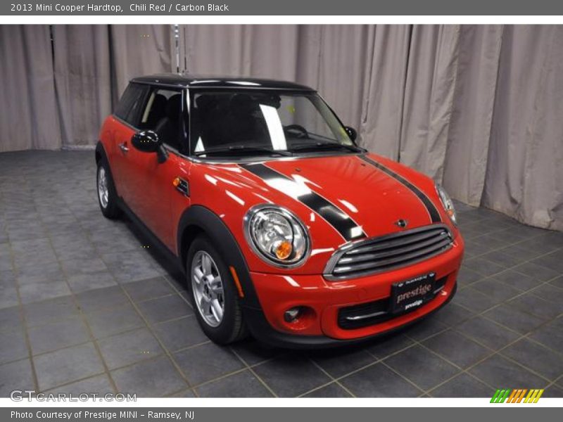 Chili Red / Carbon Black 2013 Mini Cooper Hardtop