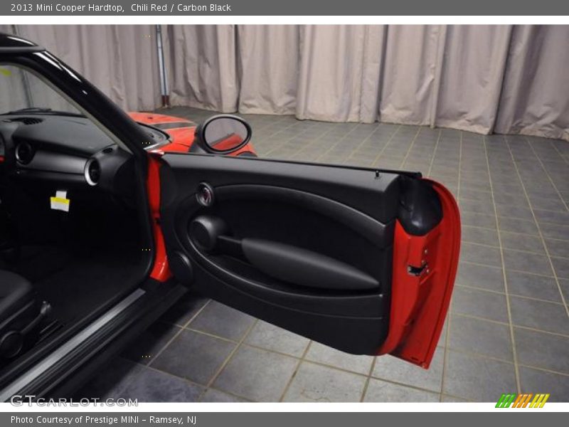 Chili Red / Carbon Black 2013 Mini Cooper Hardtop