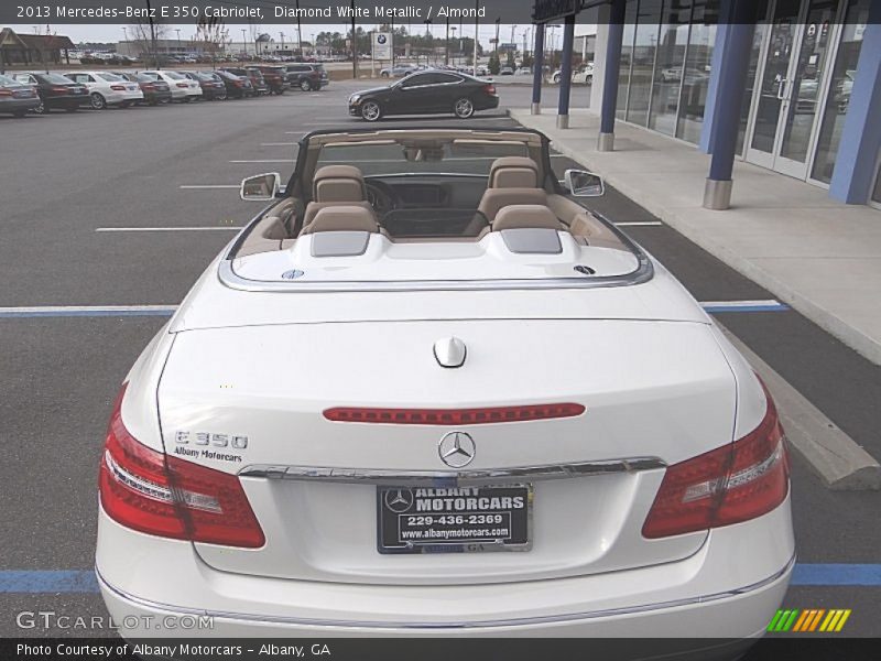 Diamond White Metallic / Almond 2013 Mercedes-Benz E 350 Cabriolet