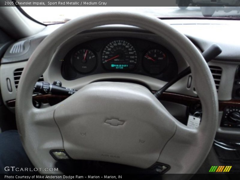 Sport Red Metallic / Medium Gray 2005 Chevrolet Impala