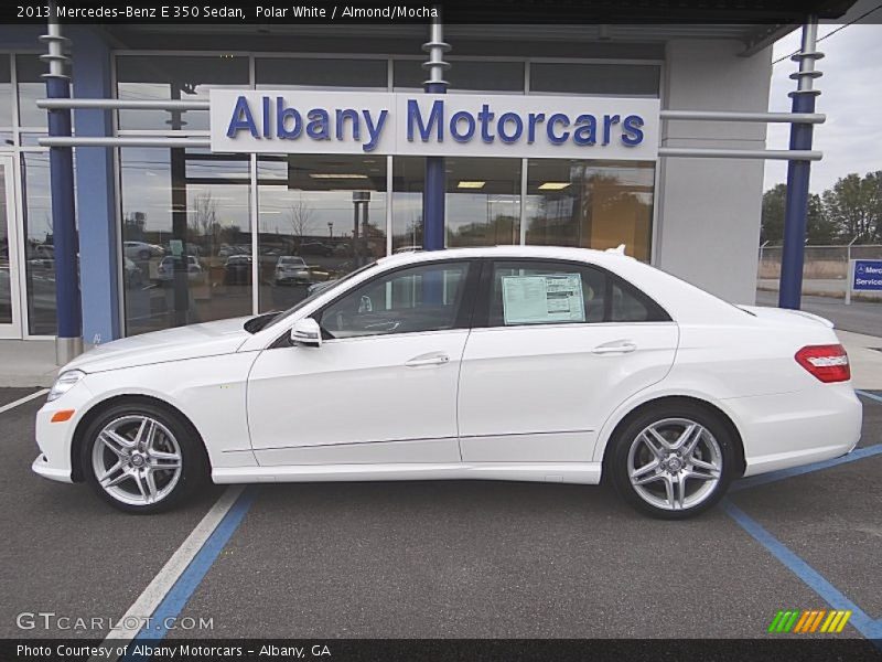 Polar White / Almond/Mocha 2013 Mercedes-Benz E 350 Sedan