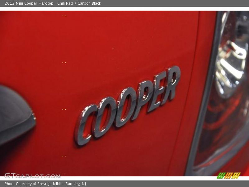 Chili Red / Carbon Black 2013 Mini Cooper Hardtop