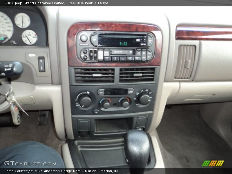 Steel Blue Pearl / Taupe 2004 Jeep Grand Cherokee Limited