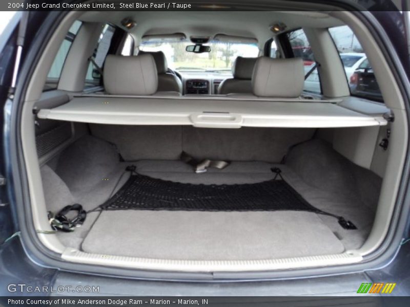 Steel Blue Pearl / Taupe 2004 Jeep Grand Cherokee Limited