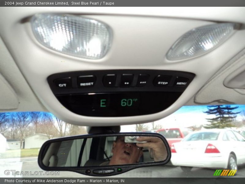 Steel Blue Pearl / Taupe 2004 Jeep Grand Cherokee Limited