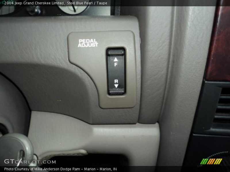 Steel Blue Pearl / Taupe 2004 Jeep Grand Cherokee Limited