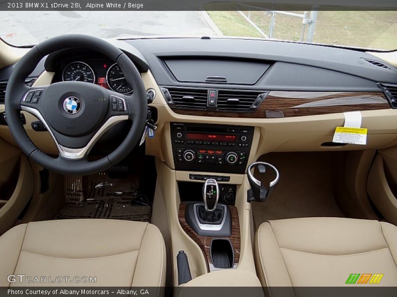 Alpine White / Beige 2013 BMW X1 sDrive 28i