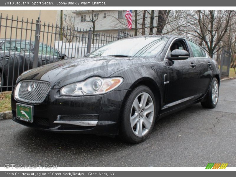 Ebony Black / Warm Charcoal 2010 Jaguar XF Sport Sedan
