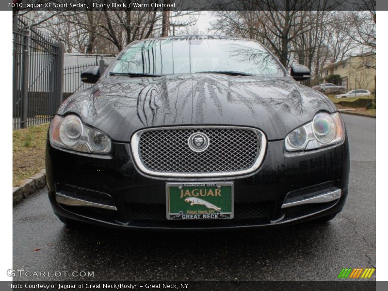 Ebony Black / Warm Charcoal 2010 Jaguar XF Sport Sedan