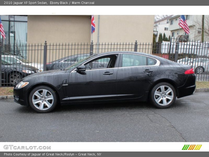 Ebony Black / Warm Charcoal 2010 Jaguar XF Sport Sedan