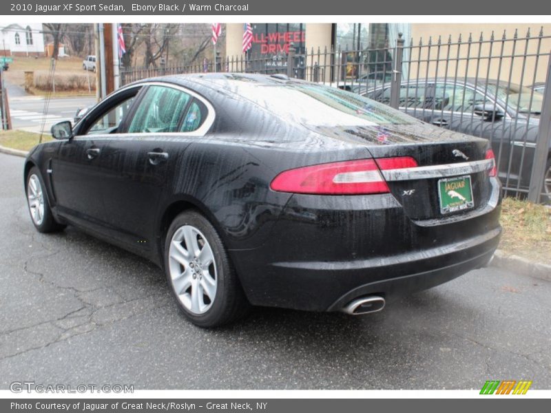 Ebony Black / Warm Charcoal 2010 Jaguar XF Sport Sedan