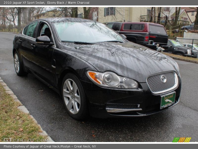 Ebony Black / Warm Charcoal 2010 Jaguar XF Sport Sedan