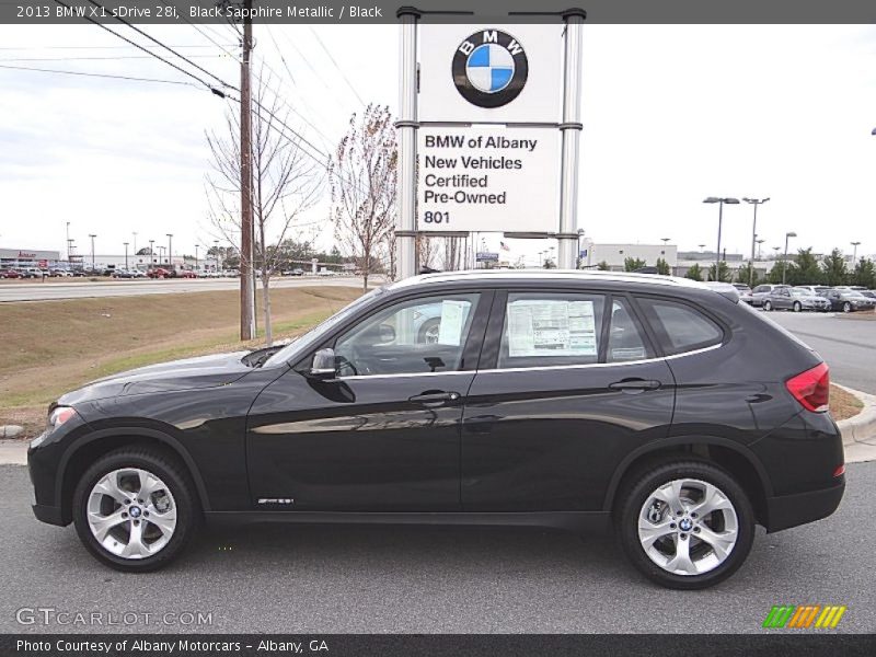 Black Sapphire Metallic / Black 2013 BMW X1 sDrive 28i