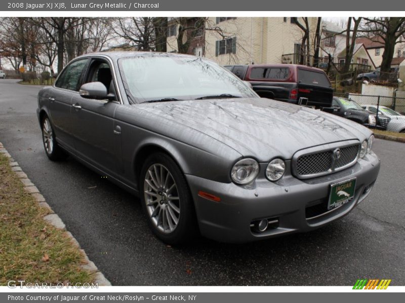 Lunar Grey Metallic / Charcoal 2008 Jaguar XJ XJ8