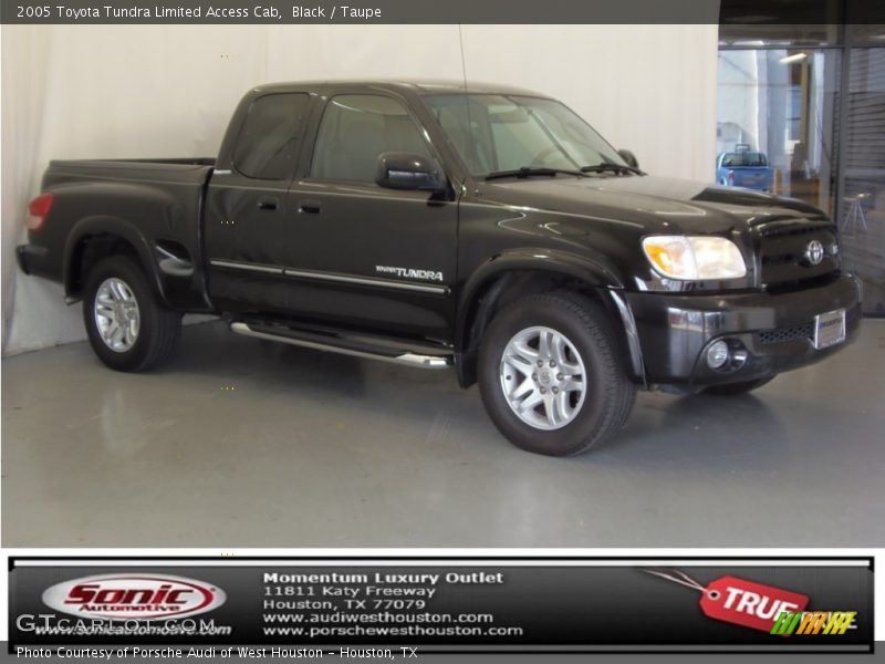 Black / Taupe 2005 Toyota Tundra Limited Access Cab